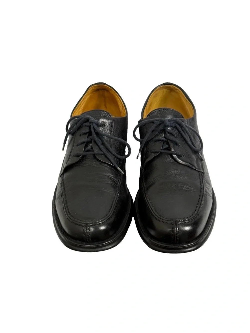 Sandro Moscoloni Vineyard Men's 8.5 D Black Leather Casual Oxford Shoes Comfort
